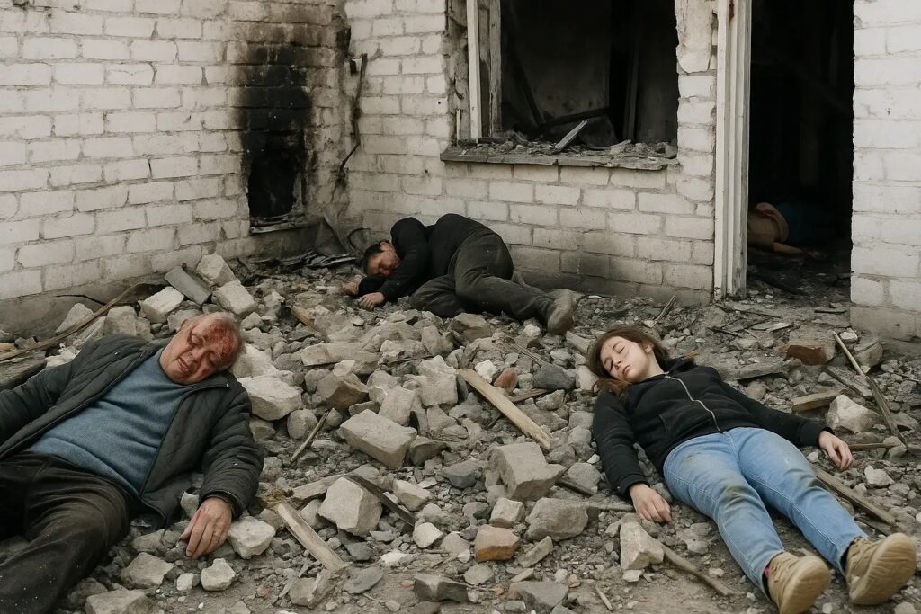 Russia Airstrikes Kill Two, Injure 28 in Kharkiv